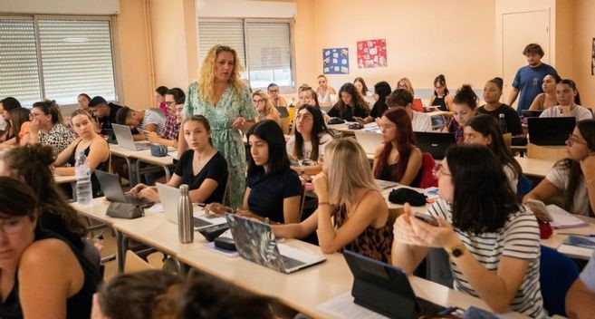 Rentrée des étudiants de l'IFSI IFAS d'USSEL le 8 septembre 2023